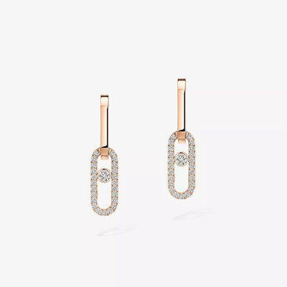 [Spark]Move Link Diamond Earrings