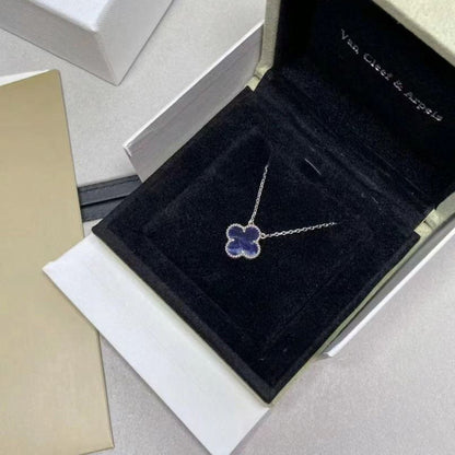 [Spark]CLOVER 15MM PIETERSITE NECKLACE SILVER